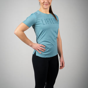 Lifters Original Grip T-Shirt Women Lifters Wear Turquoise XS 
