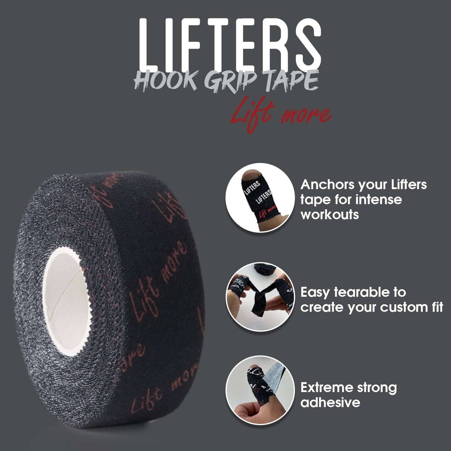 Lifters Tape Set: Lifters Tape x Lift More Lifters Wear 