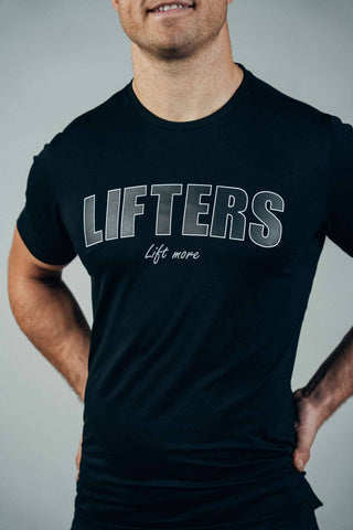 Lift More 1.0 Shirt Black Lifters Wear 