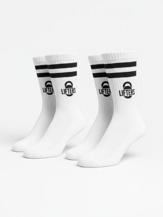 Retro sports socks (2 pairs)