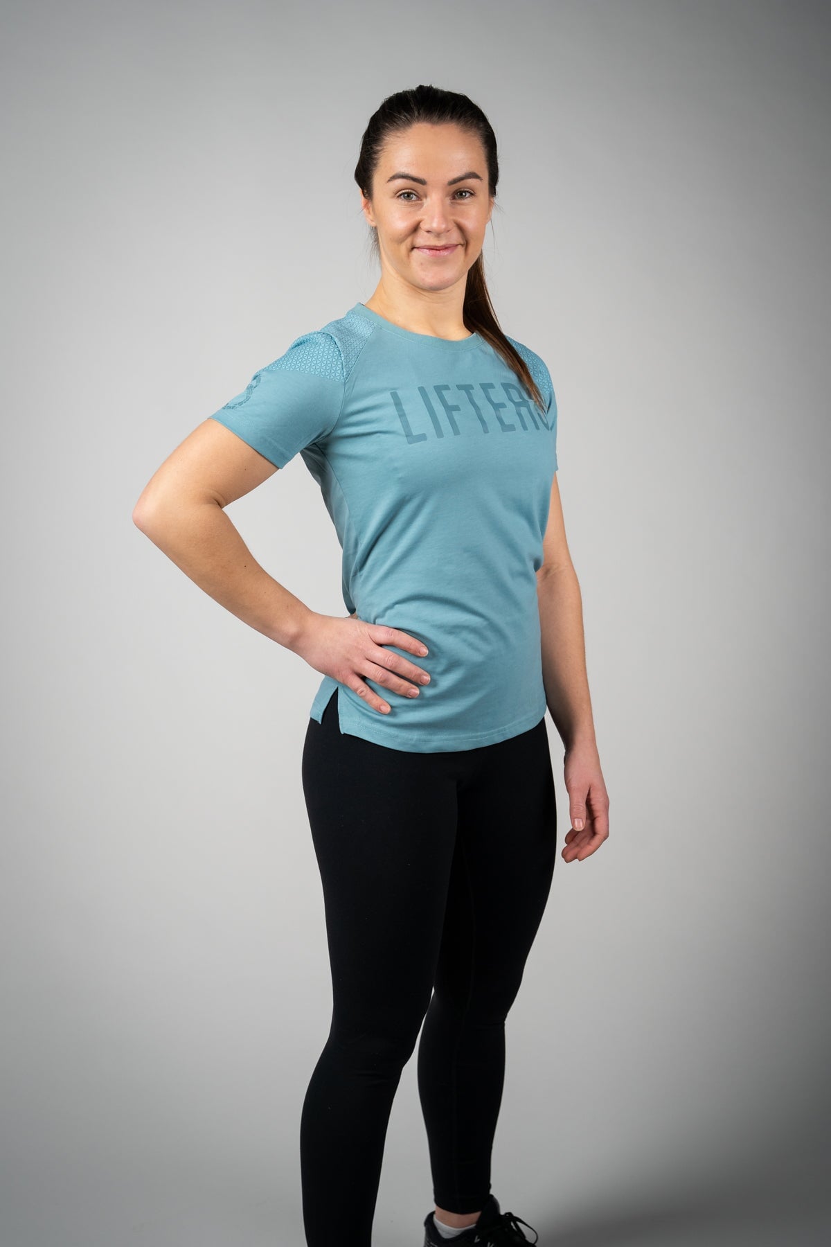 Lifters Original Grip T-Shirt Women Lifters Wear Turquoise XS 